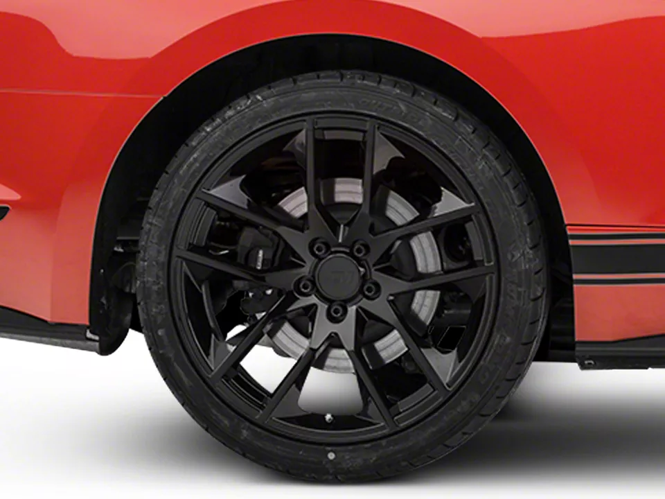 Magnetic Style Gloss Black Wheel; Rear Only; 20×10; 48mm Offset