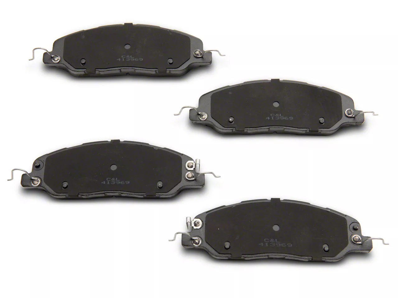 C&L Super Sport Ceramic Brake Pads; Front Pair