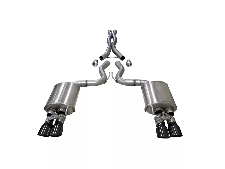 Corsa Performance Xtreme Cat-Back Exhaust with Black Tips
