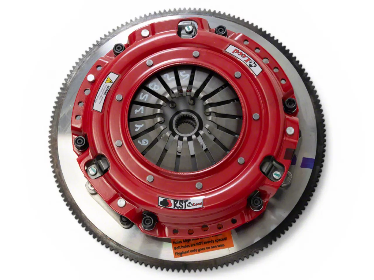 McLeod RST Twin Disc 800HP Organic Clutch Kit with 8-Bolt Steel Flywheel; 23-Spline