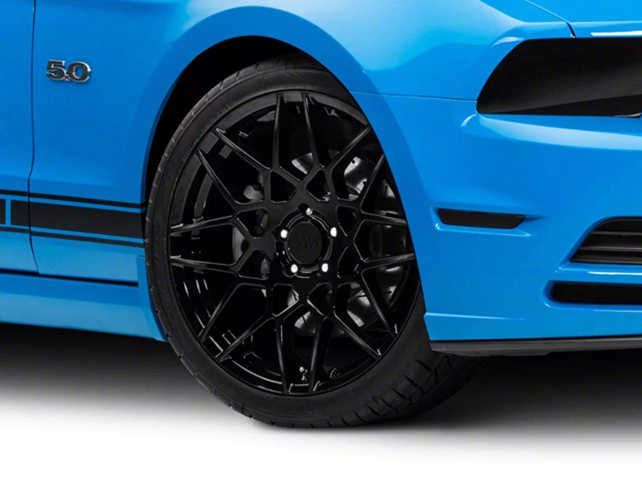 2013 GT500 Style Gloss Black Wheel; 20×8.5; 30mm Offset