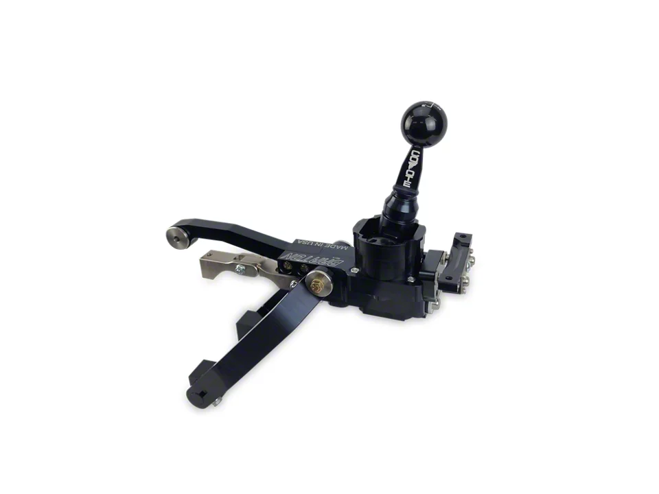 Barton Hybrid 3 Short Throw Shifter with Coyote Engraving and Black Shift Knob; MT-82