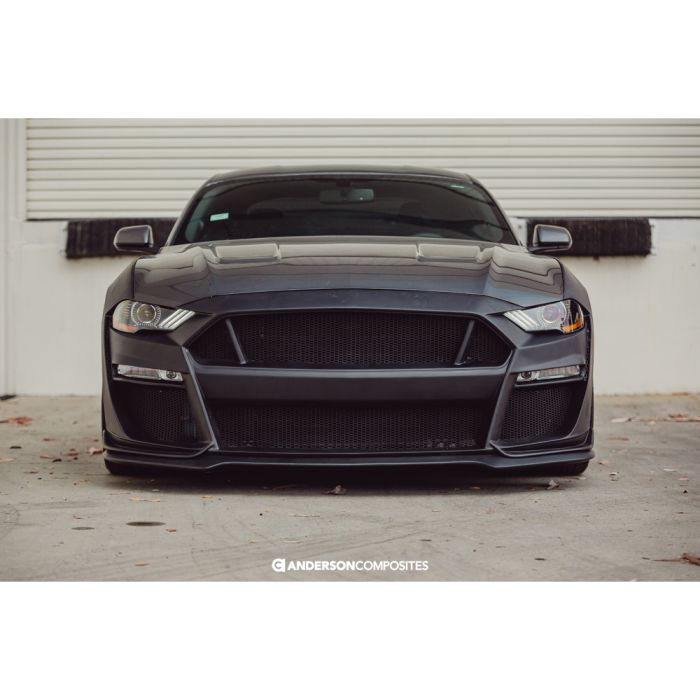 Anderson Composites Front Bumper Type-ST Fiberglass Mustang 2018-2023 - Image 6