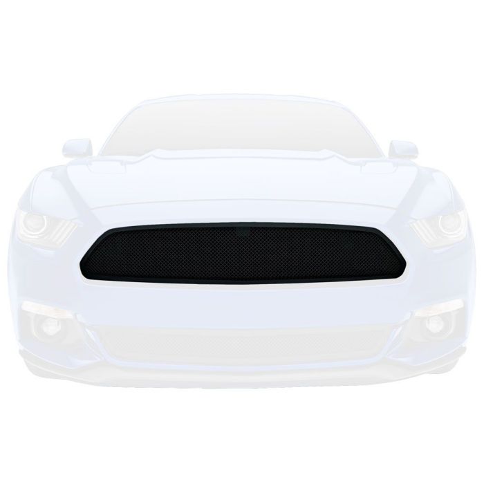 T-Rex Grilles Upper Grille Overlay Upper Class Series Steel 1-Piece Black Mustang V6/ EcoBoost/ GT 2015-2017 - Image 5