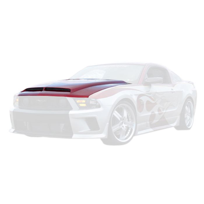 Trufiber Hood A53 Ram Air Fiberglass Mustang V6/ GT 2010-2012