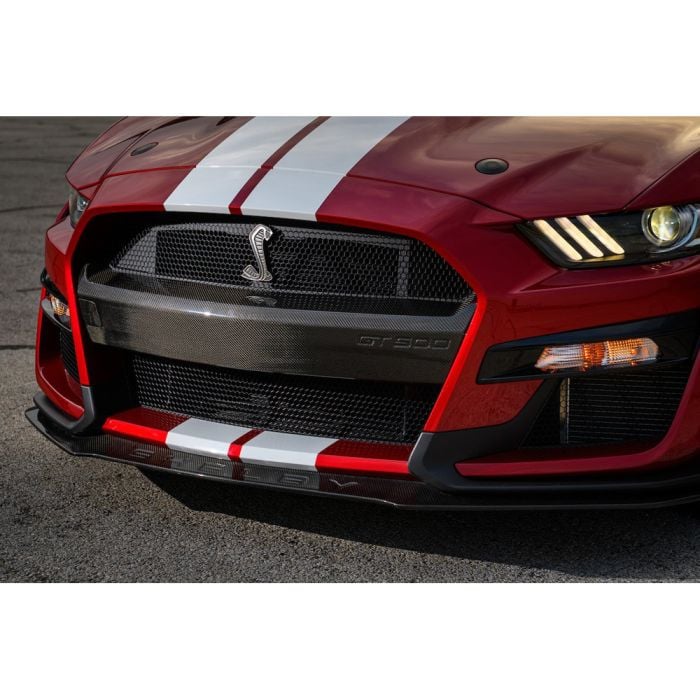 Ford Racing Bumper Insert Carbon Fiber Front Mustang Shelby GT500 2020-2022