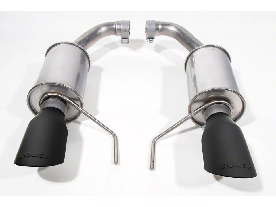 Roush Axle-Back Exhaust with Black Tips